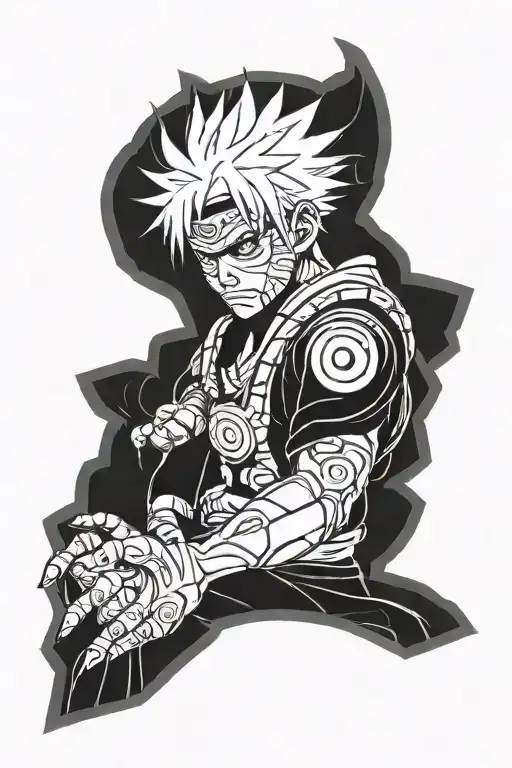 Obito Uchiha tattoo design idea