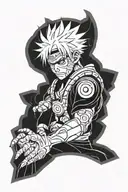 Obito Uchiha tattoo design idea
