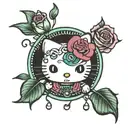 hello kitty nirvana  tattoo design idea