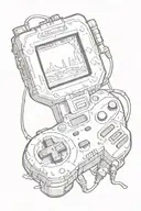 Gameboy controller tattoo design idea