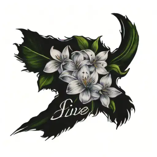 live laugh love  tattoo design idea