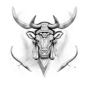 Taurus  tattoo design idea