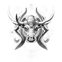 Taurus  tattoo design idea