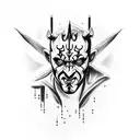 darth maul tattoo design idea
