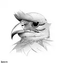 a bird in an open cage tattoo design idea