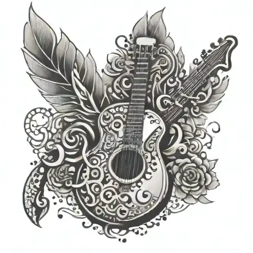 Create a tattoo design inspired by Alex G's music, incorporating elements of entrepreneurship tattoo design idea