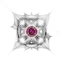 Ruby, rose, Holly and a supernova tattoo design idea