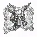 Fallout New Vegas tattoo design idea