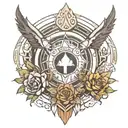 Destiny 2 game tattoo design idea
