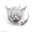 sleep paralysis  tattoo design idea