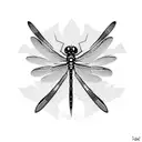 Dragonfly tattoo design idea