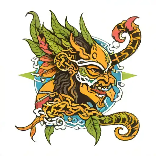 Jamaica tattoo design idea