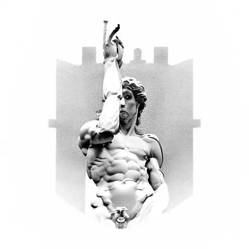 david of michelangelo tattoo design idea