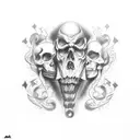 ad magicam quam quaeritis est in opere caves tattoo design idea