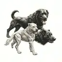 cerberus  tattoo design idea