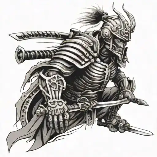 ronin warrior tattoo design idea