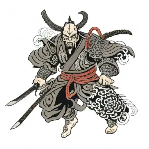 ronin warrior tattoo design idea
