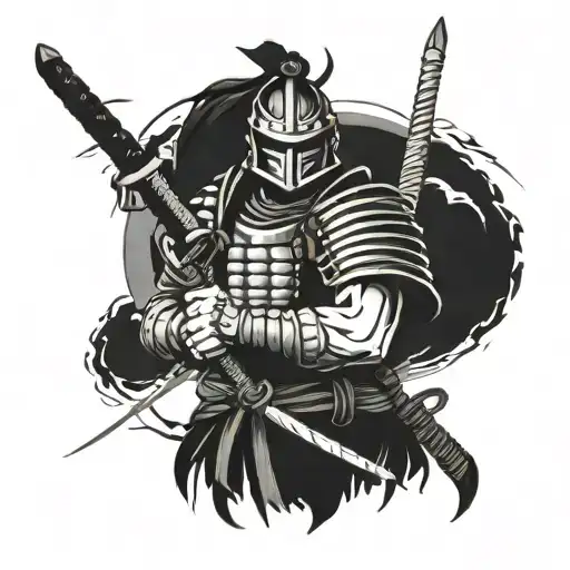 ronin warrior tattoo design idea