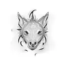 compas and kelpie  tattoo design idea