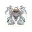 (Civil Engineering), ((Structural Engineering)), (bridge) tattoo design idea