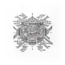 (Civil Engineering), ((Structural Engineering)), (bridge) tattoo design idea