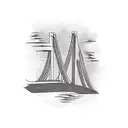(Civil Engineering), ((Structural Engineering)), (bridge) tattoo design idea