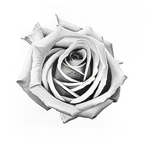 yorkshire rose tattoo design idea