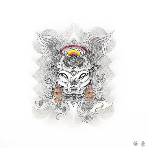 subpersonalities by chakras tattoo design idea