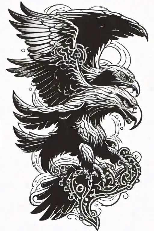 An image for tattoo I want the eagle of byzantium like big and a scary looking spartan looking at me with out face will  tattoo design idea