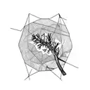 dill branch tattoo design idea