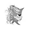 lady gaga old school tattoo design idea