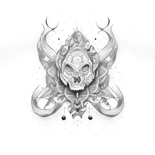 anxiety tattoo design idea