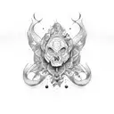 anxiety tattoo design idea