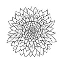 Neat sunflower tattoo design idea