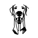 labrador dog tattoo design idea