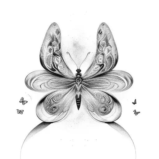 the butterfly effect tattoo design idea