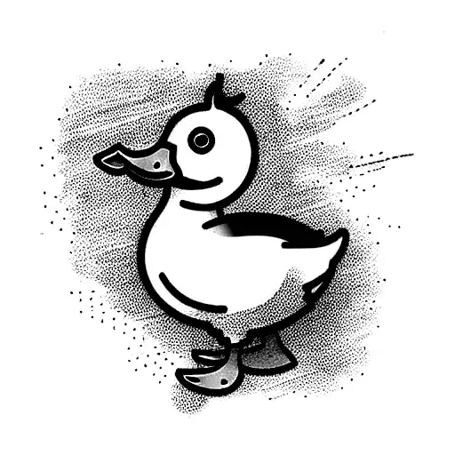 duck tattoo design idea