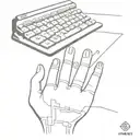 enter keyboard hacker style tattoo design idea