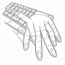 enter keyboard hacker style tattoo design idea