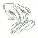 enter keyboard hacker style tattoo design idea