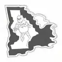 batman with flames  tattoo design idea