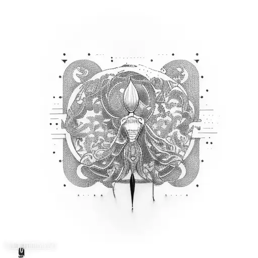 Life is more than mere existence tattoo design idea