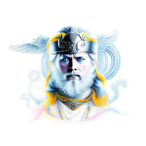 odin tattoo design idea