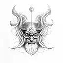 odin tattoo design idea