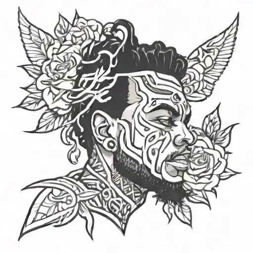 The weeknd tattoo tattoo design idea
