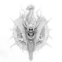 The Skeleton Dragon tattoo design idea