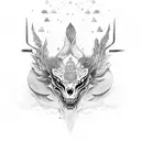 Balanza con espadas láser tattoo design idea