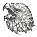 eagle head tattoo design idea
