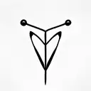 wishbone tattoo design idea