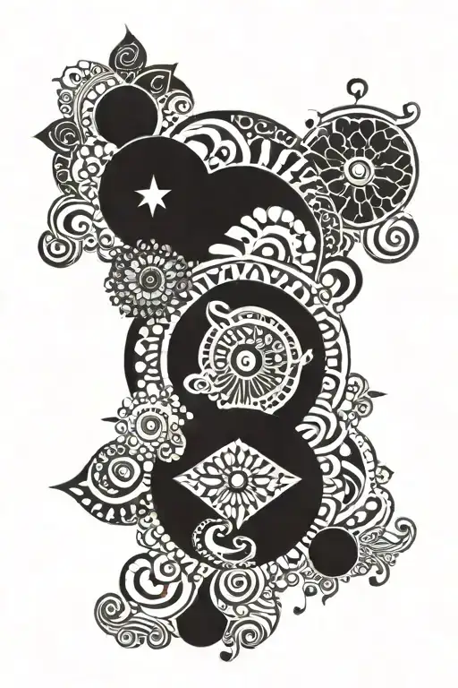 henna tattoo design idea